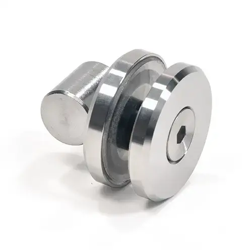 Brushed Stainless Replacement Fixed Panel Fitting for Crescent Series Sliding System Brushed Stainless Replacement Fixed Panel Fitting for Crescent Series Sliding System