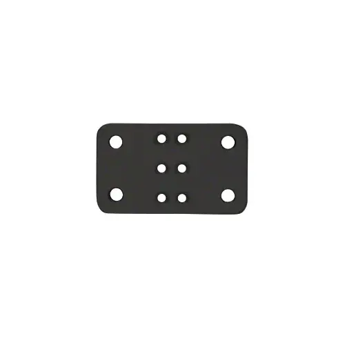 Matte Black Trim-Line 3" x 5" Base Plate Matte Black Trim-Line 3" x 5" Base Plate