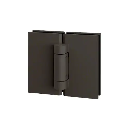 CLEAR SPACE Oil Rubbed Bronze Replacement 180 degree Glass-to-Glass Hinge CLEAR SPACE Oil Rubbed Bronze Replacement 180 degree Glass-to-Glass Hinge