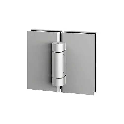 CLEAR SPACE Polished Chrome Replacement 180 degree Glass-to-Glass Hinge CLEAR SPACE Polished Chrome Replacement 180 degree Glass-to-Glass Hinge