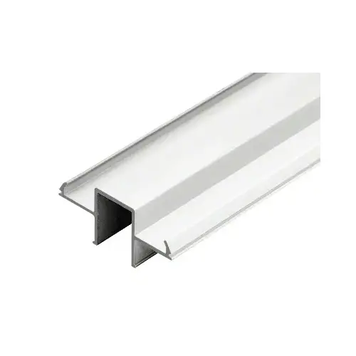 Sky White Wood Top Cap Infill Glass Channel 241" Long Sky White Wood Top Cap Infill Glass Channel 241" Long