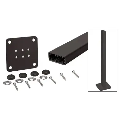 Matte Bronze Trim-Line 42" Surface Mount Post Kit