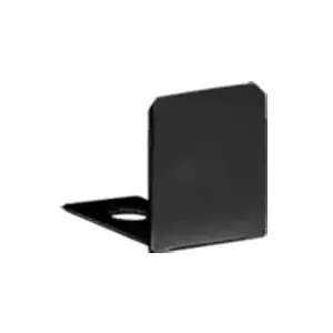 CRL SDCEC38MBL CRL Matte Black End Cap for 3/8" Deep U-Channel