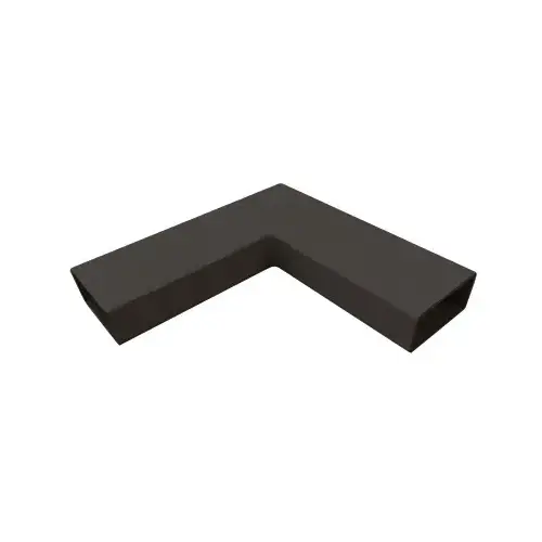 Matte Bronze 1100 Series 1"x 2" Aluminum 90 degree Corner Tubing Matte Bronze 1100 Series 1"x 2" Aluminum 90 degree Corner Tubing