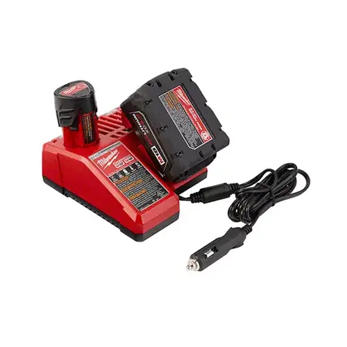 M12/M18 Lithium-Ion Multi-Voltage DC Vehicle Battery Charger Red