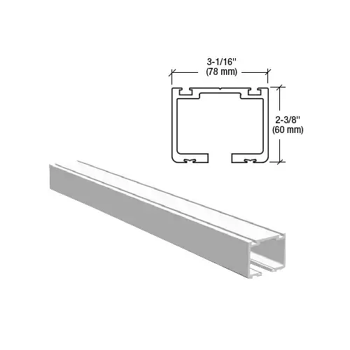 Easy Slide Overhead Track Splice White Powder Coat - 6" Easy Slide Overhead Track Splice White Powder Coat - 6"