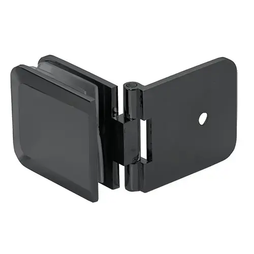 Matte Black Adjustable Beveled Wall Mount Glass Clamp Matte Black Adjustable Beveled Wall Mount Glass Clamp