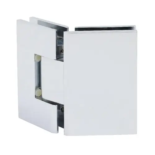 Polished Chrome Vienna 135 degree Glass to Glass with 5 degree Offset Hinge Polished Chrome Vienna 135 degree Glass to Glass with 5 degree Offset Hinge