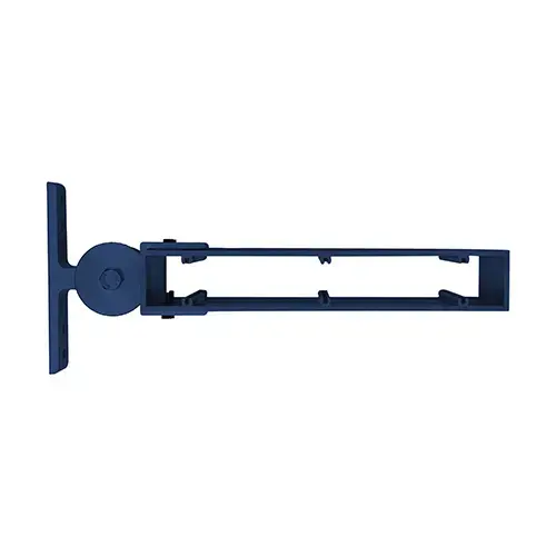 2" x 12" Rectangular Single Adjustable Mounting Bracket Standard Powder Coat Finish 2" x 12" Rectangular Single Adjustable Mounting Bracket Standard Powder Coat Finish