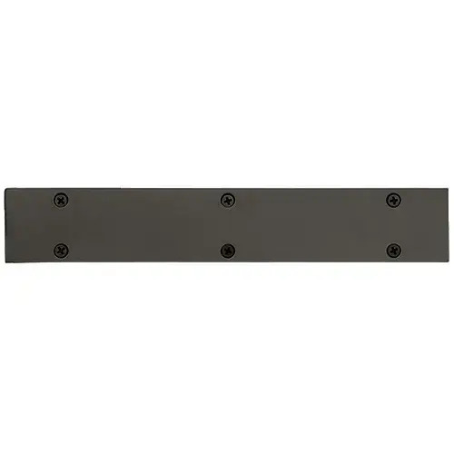 Rectangular Tube End Cap Black Bronze Anodize Finish Rectangular Tube End Cap Black Bronze Anodize Finish