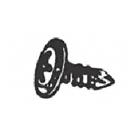CRL 15774 Black 8-18 x 7/16" Phillips Drill Point Screw