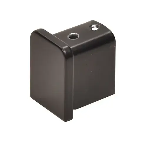 Matte Black 11 Gauge End Cap for 1/2" Cap Rail Matte Black 11 Gauge End Cap for 1/2" Cap Rail