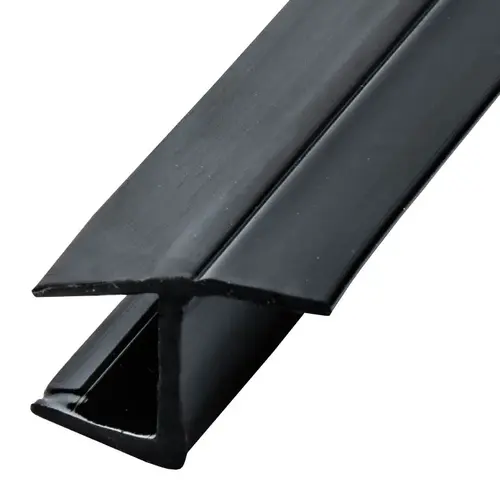 'Y' Jamb Seal with Soft Leg for 3/8" Glass - 95" Stock Length Black - pack of 25 'Y' Jamb Seal with Soft Leg for 3/8" Glass - 95" Stock Length Black - pack of 25