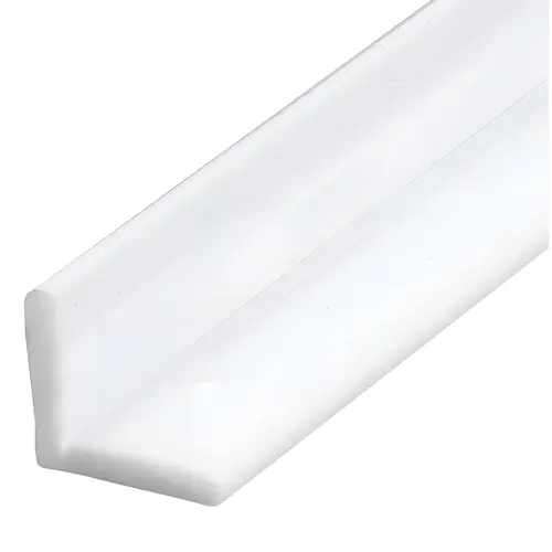 Multi-Purpose White 'L' Angle Jamb Seal for 1/4" to 1/2" Glass - 24" Length Multi-Purpose White 'L' Angle Jamb Seal for 1/4" to 1/2" Glass - 24" Length