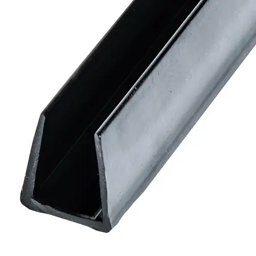 Black 1/4" Plastic Edge Molding - 144" Stock Length Black 1/4" Plastic Edge Molding - 144" Stock Length