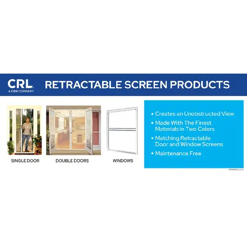 Euro Retractable Screen Header Sign Replacement 6" X 15"