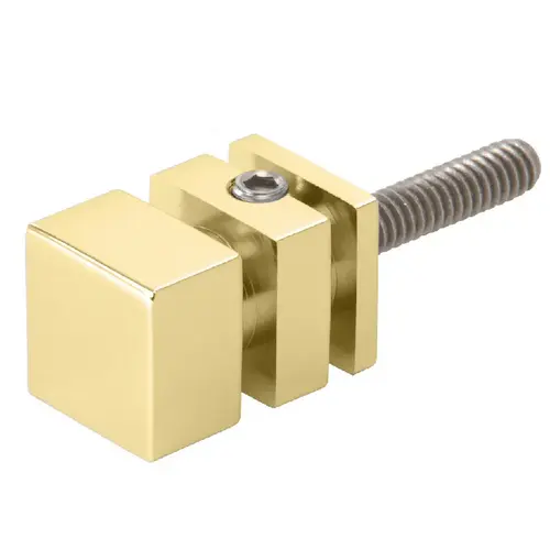 Satin Brass Square Shower Door Knob Satin Brass Square Shower Door Knob