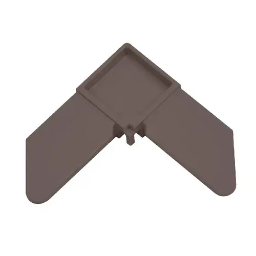 1" x 7/16" (25.4 x 11 mm) Bronze Corner for WSF1716 Series Screen Frame 1" x 7/16" (25.4 x 11 mm) Bronze Corner for WSF1716 Series Screen Frame