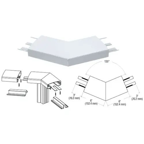 Mill 400 Series Top Cap 135 degree Corner Mill 400 Series Top Cap 135 degree Corner