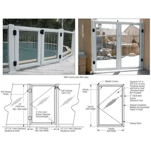 CRL PGAWS1M Mill AWS Custom Gate System