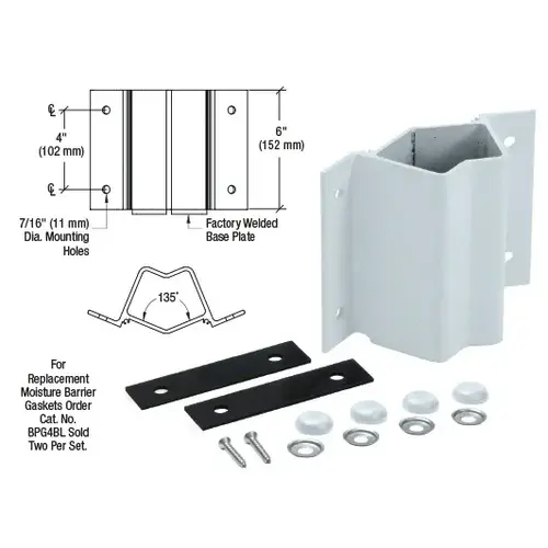 Mill Inside 135 Degree Fascia Mounted Bracket Mill Inside 135 Degree Fascia Mounted Bracket