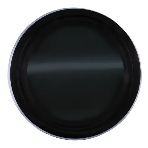12" Dark Tinted Round Porthole Window Tinted Tempered Glass for 1/8" or 1-1/2" Wall Black