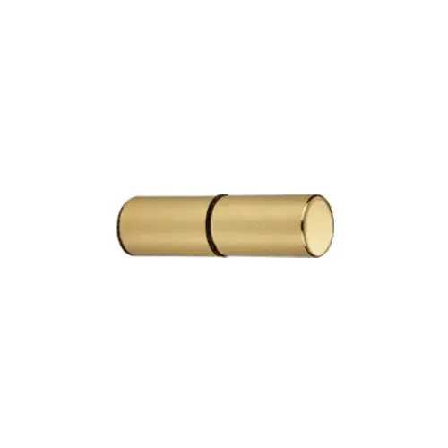 Polished Brass Cylinder Style Back-to-Back Shower Door Knobs Polished Brass Cylinder Style Back-to-Back Shower Door Knobs