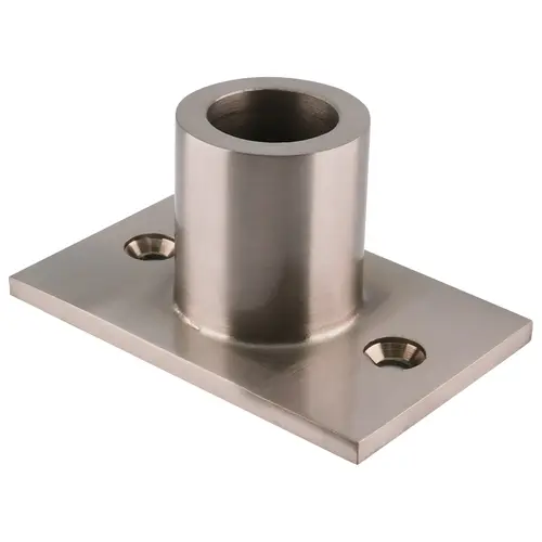 CRL Brushed Nickel Chrome Wall Mount Top Fitting