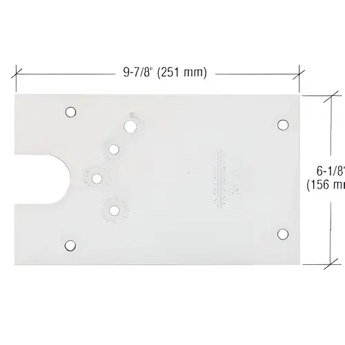 Satin Chrome 27 Series Right Hand Offset-Hung Floor Mounted Door Closer Cover Plate Satin Chrome 27 Series Right Hand Offset-Hung Floor Mounted Door Closer Cover Plate