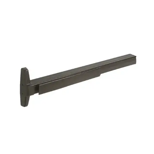 Dark Bronze Concealed Vertical Rod Panic Exit Device with Grooved Case 36" x 99" Exit Only Dark Bronze Concealed Vertical Rod Panic Exit Device with Grooved Case 36" x 99" Exit Only