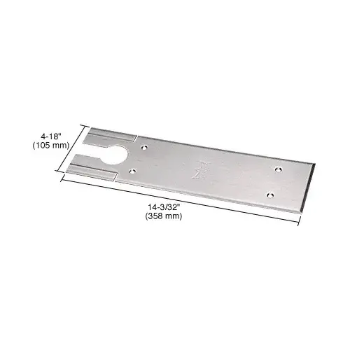 kaba  Brushed Stainless BTS80 Series Cover Plate