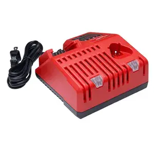 Milwaukee 48591812 Multi-Voltage Combo Charger, For M18-M12 Batteries Red/Black