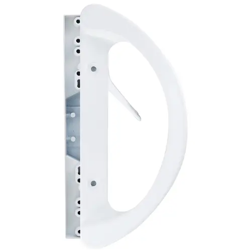 White Sliding Glass Door Handle Set with 3-15/16" Screw Holes White Sliding Glass Door Handle Set with 3-15/16" Screw Holes