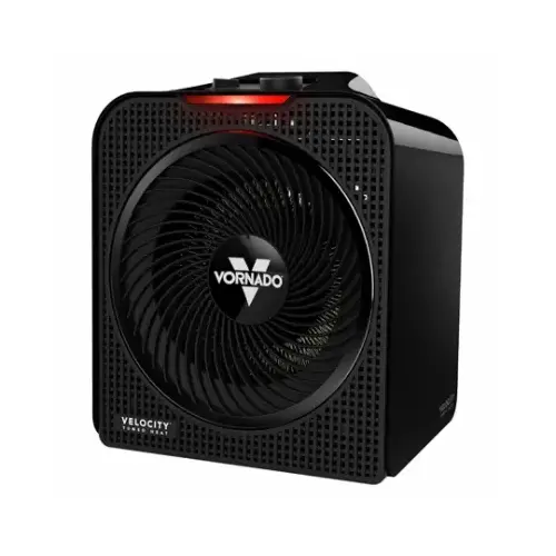 Velocity 4+ Space Heater, 3 Settings, Black