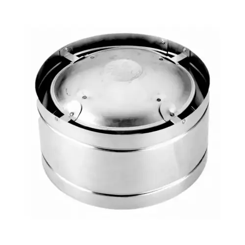 Hi-Wind Top 3" D X 8" L Aluminum/Galvanized Steel Silver Hi-Wind Top 3" D X 8" L Aluminum/Galvanized Steel Silver