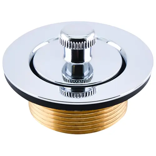 2.44 in. x 2.44 in. Lift-and-Turn Tub Drain Color/Finish Family Chrome 2.44 in. x 2.44 in. Lift-and-Turn Tub Drain Color/Finish Family Chrome