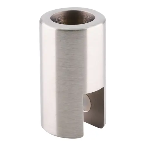 Brushed Nickel Support Bar Bracket for 3/8" to 1/2" Glass