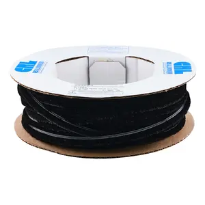 CRL W188C 100ft Roll Storefront Door Pile Weatherstrip, 0.313" Pile Height, 0.281" Backing Width-Black