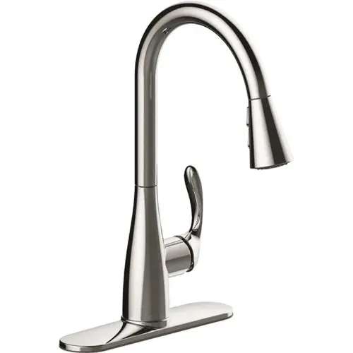 Westwind Single-Handle Pull-Down Sprayer Kitchen Faucet in Chrome