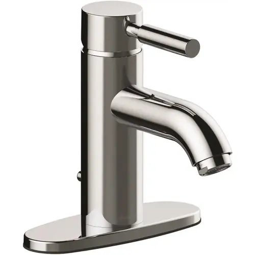 Westwind Single Hole Single-Handle Bathroom Faucet in Chrome with Quick Install Pop Up