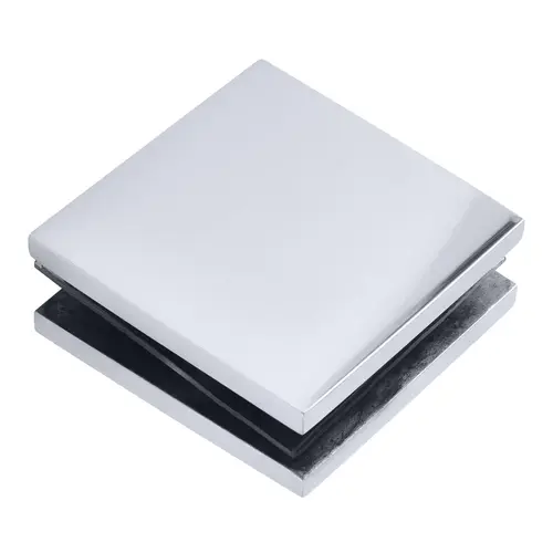 Polished Stainless 2" x 2" Square Mall Front Clamp