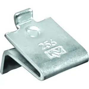 Knape & Vogt 256ZC 256 ZC Adjustable Pilaster Shelf Support Clip, Steel, Mortise Mounting Zinc
