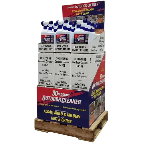 Outdoor Cleaner, 64 oz, Liquid, Characteristic Outdoor Cleaner, 64 oz, Liquid, Characteristic