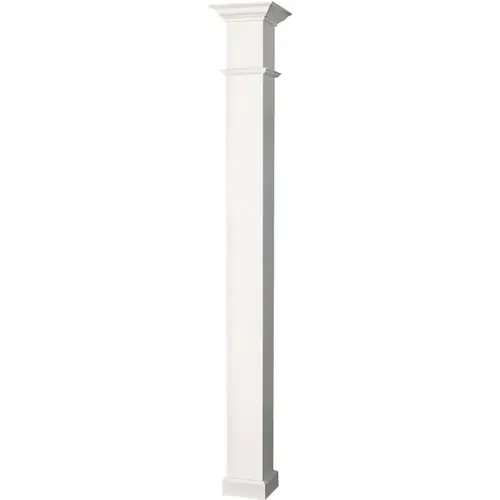 COLUMN 8INX8FT WHT WELLINGTON Powder-Coated