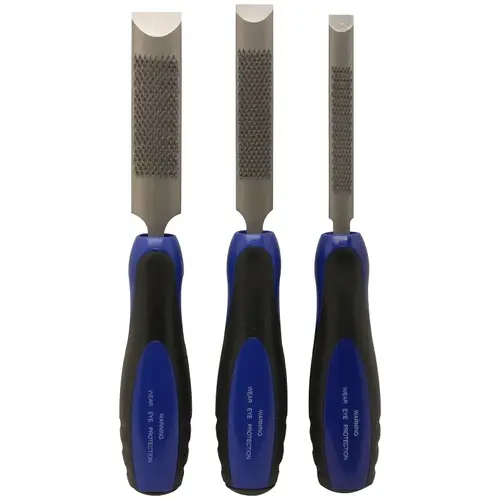 WCSET3CMNN Chisel Rasp Set, 3-Piece Silver