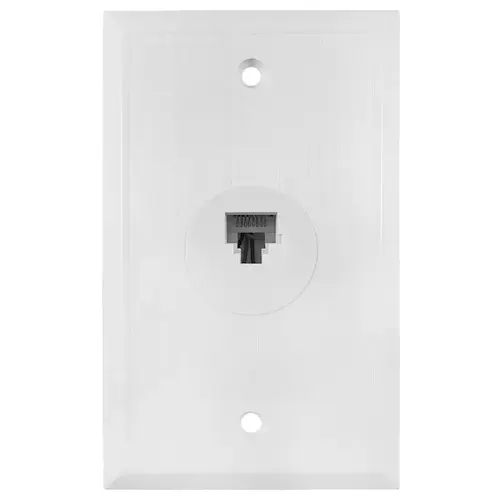 Wallplate, White, Flush Mounting - pack of 4