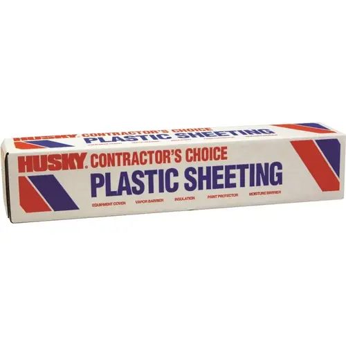 Painter's Sheeting, 200 ft L, 12 ft W, Clear