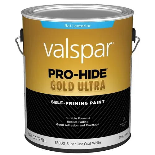 Pro-Hide Gold Ultra Exterior Self-Priming Paint - Flat / Super OCW / 1 Gallon White