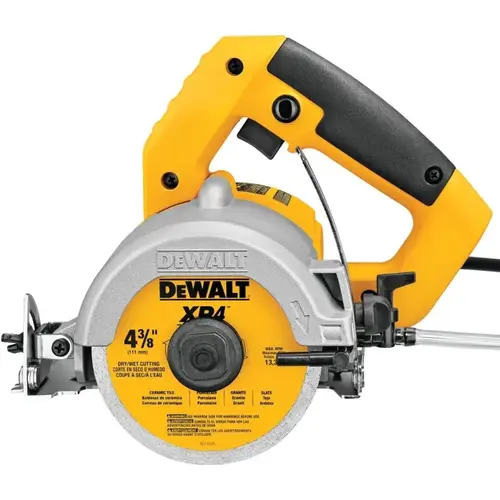 Tile Saw, 4-3/8 in Blade, 1-3/8 in at 90 deg, 3-1/8 in Max D Cutting Tile Saw, 4-3/8 in Blade, 1-3/8 in at 90 deg, 3-1/8 in Max D Cutting