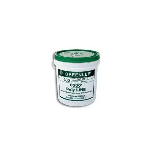 Twine, 6500 ft L, 210 lb Working Load, Polypropylene, Green Twine, 6500 ft L, 210 lb Working Load, Polypropylene, Green